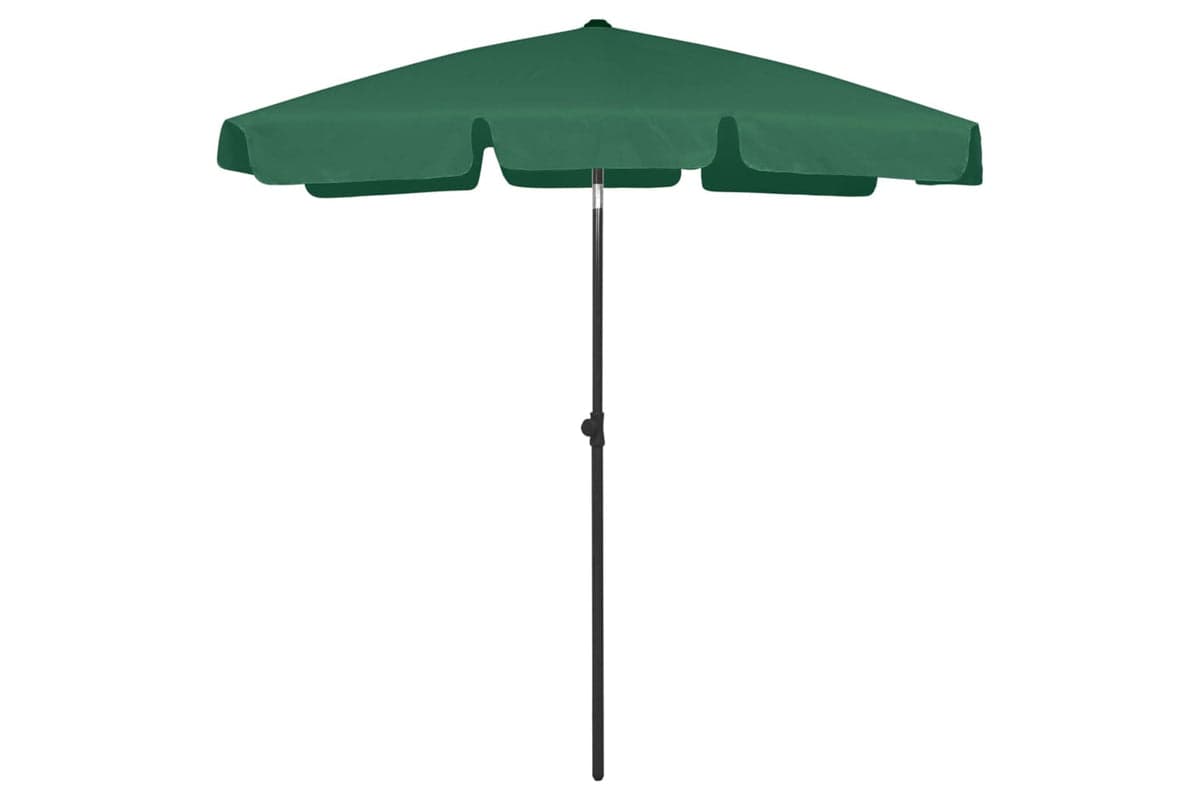 vidaXL 314720 Beach Umbrella Green 180x120cm