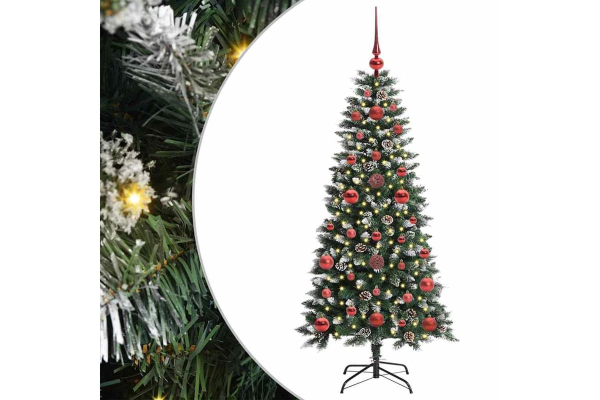 Vidaxl Artificial Christmas Tree With 150 Leds Green 50 X 50 X 120 Cm