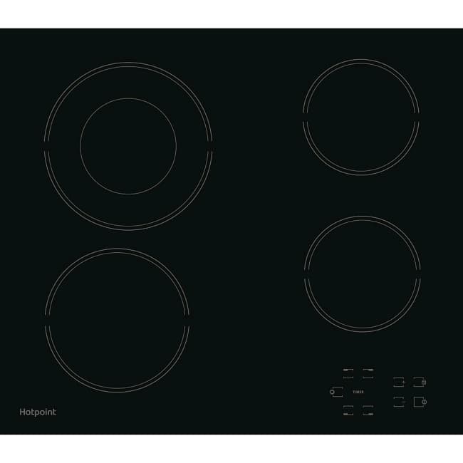 Hotpoint 60cm Ceramic Hob - Black | HR 612 C H