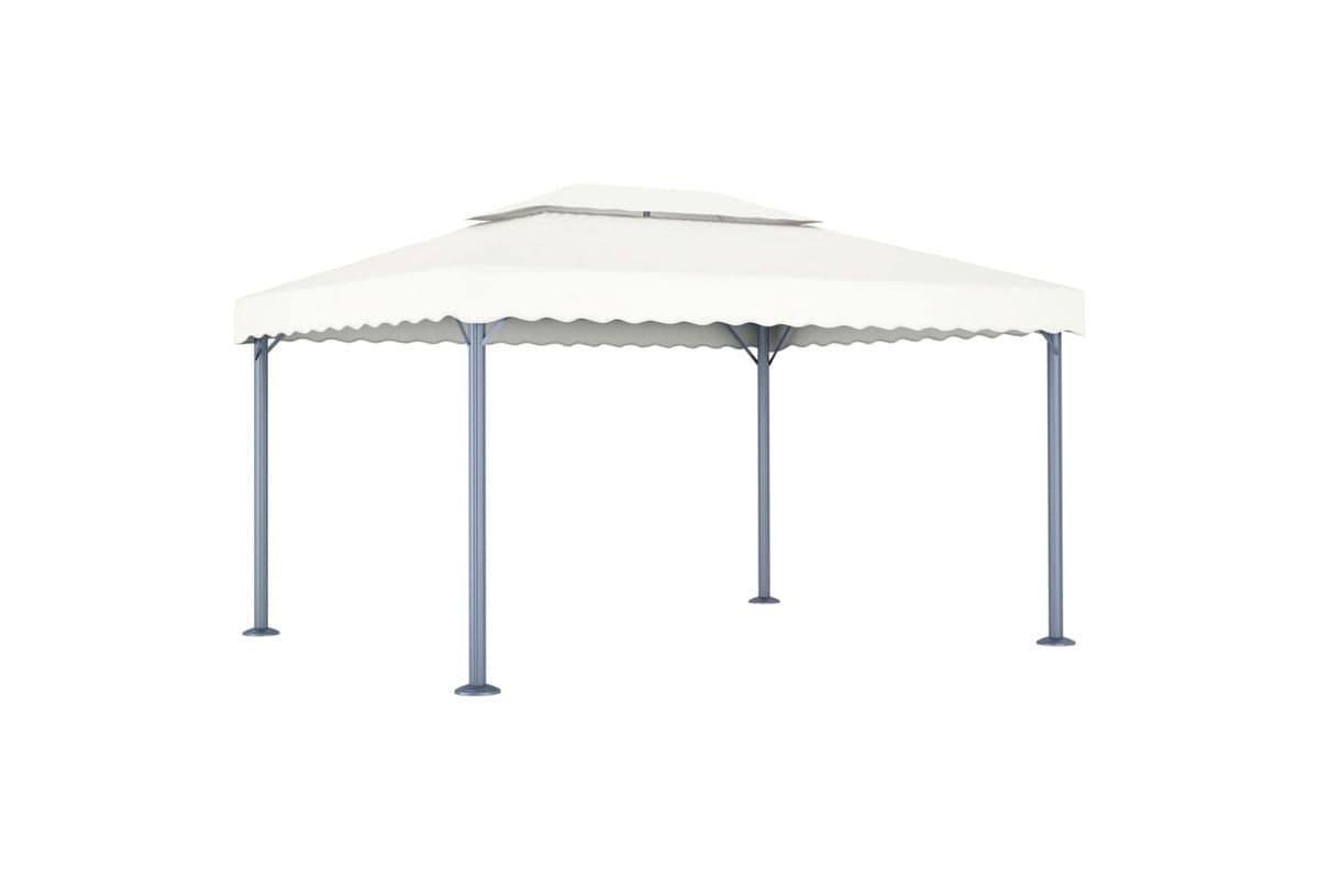 vidaXL 48062 Gazebo 400x300cm Cream Aluminium