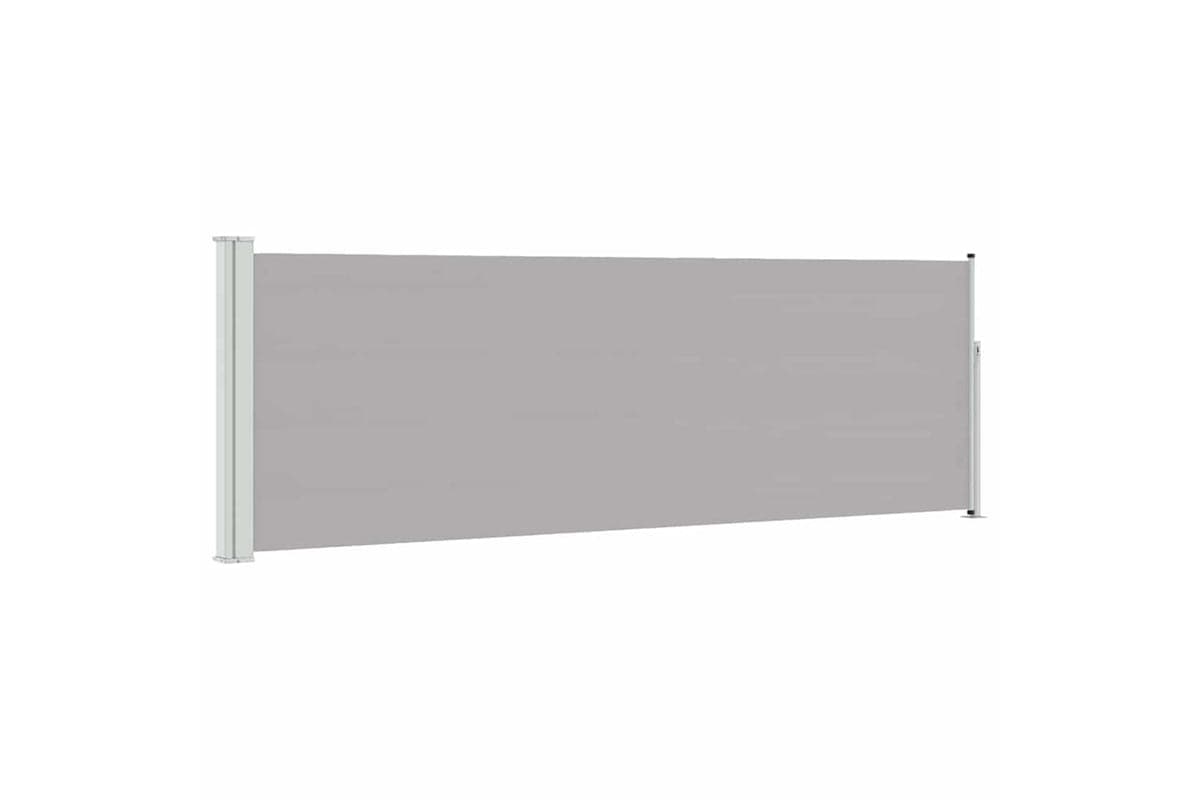 vidaXL 48374 Patio Retractable Side Awning 100x300cm Grey