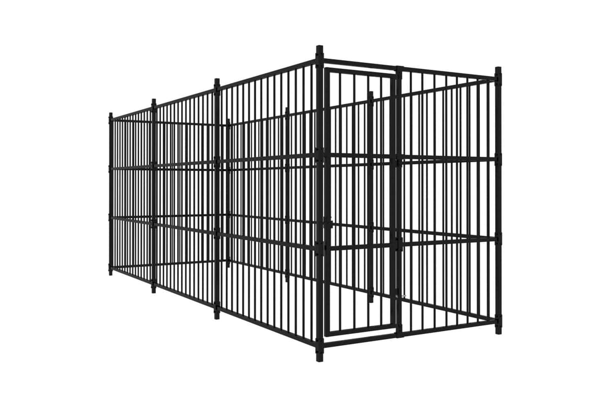 vidaXL 170892 Outdoor Dog Kennel 450x150x185cm