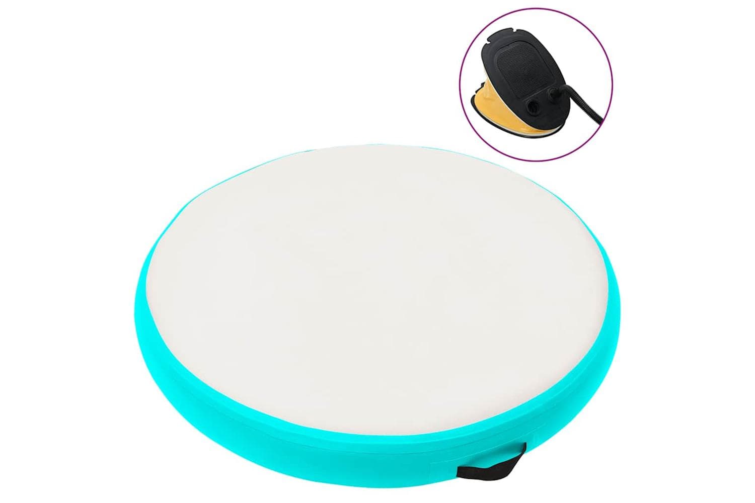 vidaXL Inflatable Gymnastics Mat With Pump