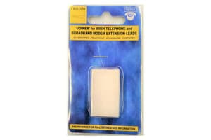 Silver Irish Telephone/Modem Extension Joiner | TR841W