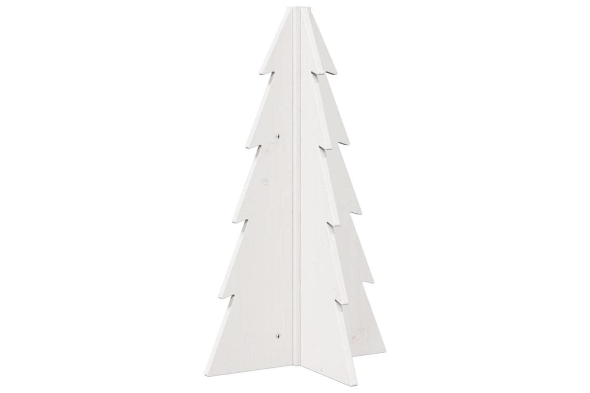 Vidaxl Wooden Christmas Tree For Decoration White 695 Cm