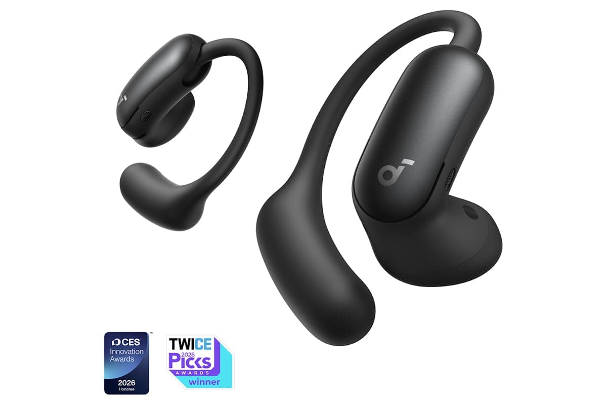 Soundcore AeroFit 2 Pro Active Noise Cancelling Earbuds | Matte Black