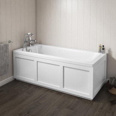 ONLY OPENED - Rutland Square Single Ended Bath - 1700 x 700mm