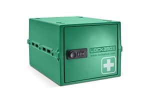 Lockabox Oneâ„¢ Medi Green | Premium Lockable Medicine Box | 10 Litre Lightweight & Hygienic Medicine Lock Box