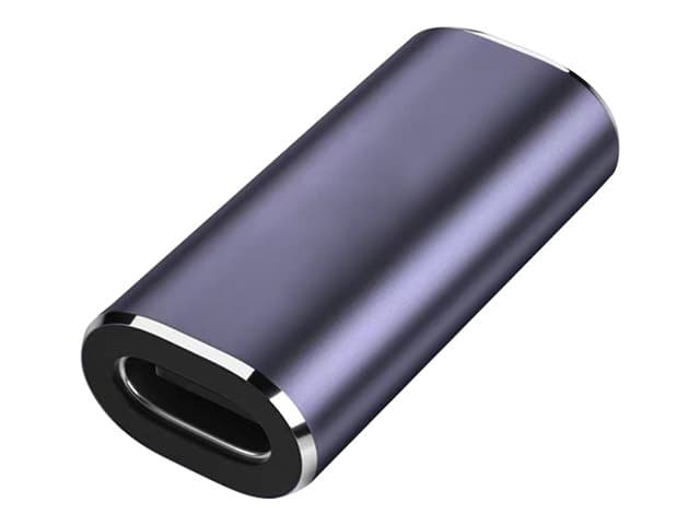 VISION - USB coupler - USB-C (F) to USB-C (F) - 8K60Hz support - black