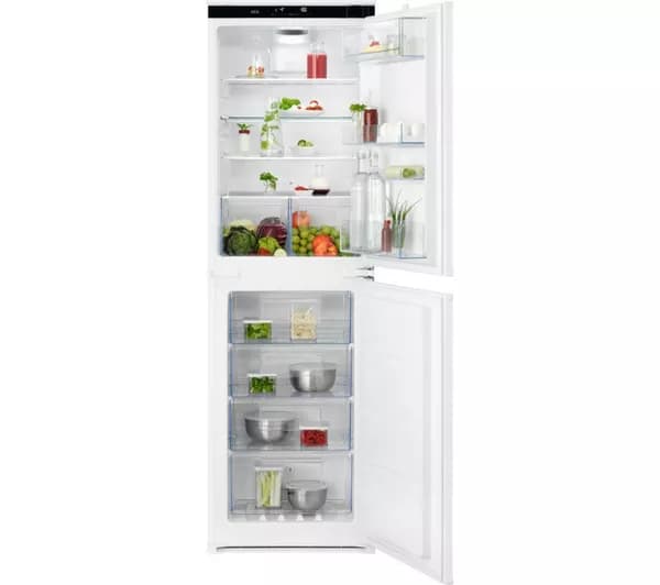 AEG 6000 TwinTech OSC6T185ES Integrated 50/50 Fridge Freezer - Sliding Hinge