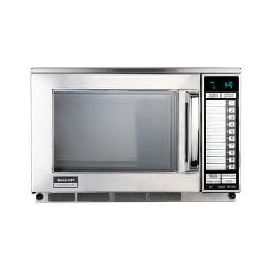 Refurbished Sharp R24AT 1900W Commercial Microwave - Programmable - Touch Controls - 3 Years Full Onsite warranty