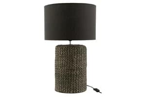 Ceramic Table Lamp | Brown/Black