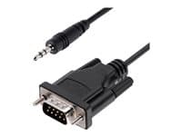 StarTech 3ft (1m) DB9 to 3.5mm Serial Cable for Serial Device Configuration, RS232 DB9 Male to 3.5mm Cable for Calibrating Projectors, Digital Sign...