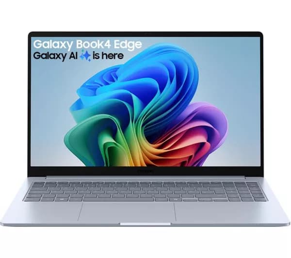 SAMSUNG Galaxy Book4 Edge 15.6" Laptop, Copilot+ PC - Snapdragon X Plus, 512 GB SSD, Sapphire Blue