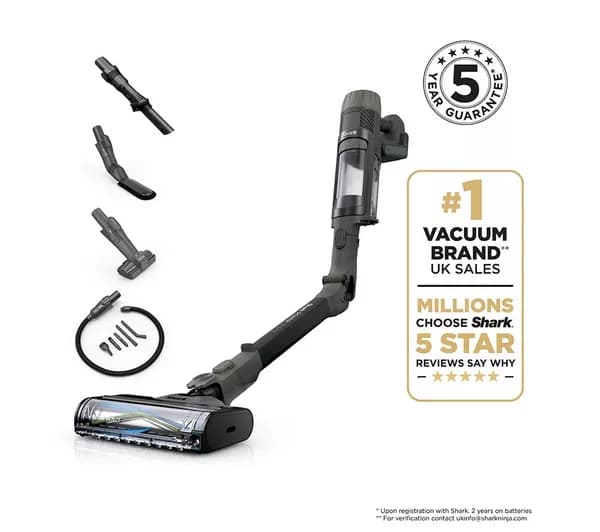 SHARK PowerDetect IP1223UKTDB Cordless Pet Vacuum Cleaner - Charcoal Black