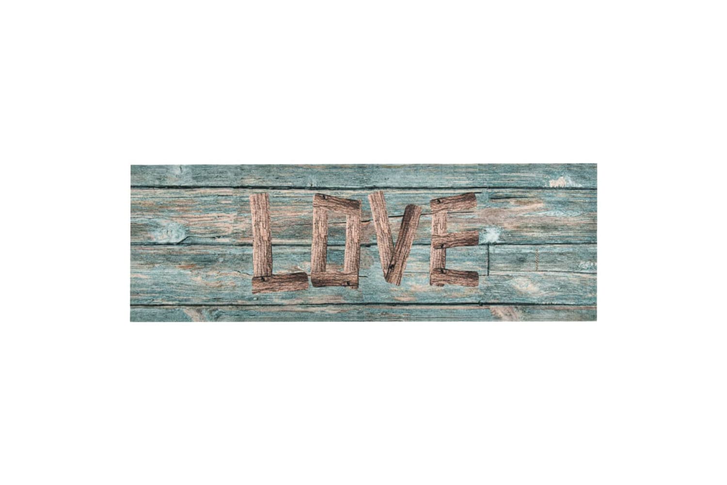 vidaXL 315959 Kitchen Carpet Washable Love 60x300cm
