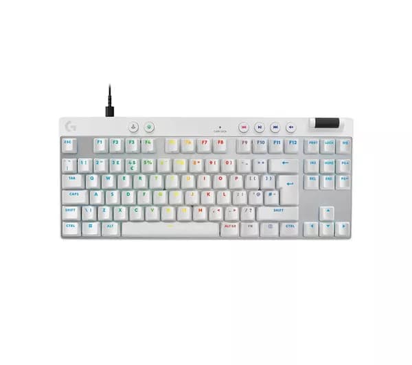LOGITECH PRO X TKL RAPID Gaming Keyboard - White