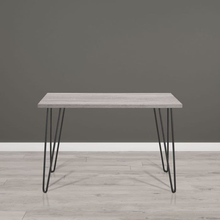Dorel 9851296PCOMUK, Home Office Owen Retro Desk Distressed, Grey Oak