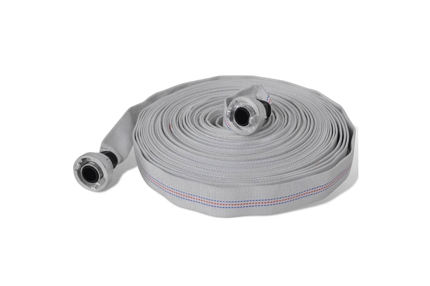 Vidaxl 141108 Fire Hose Flat Hose 20 M With D-storz Couplings 1 Inch
