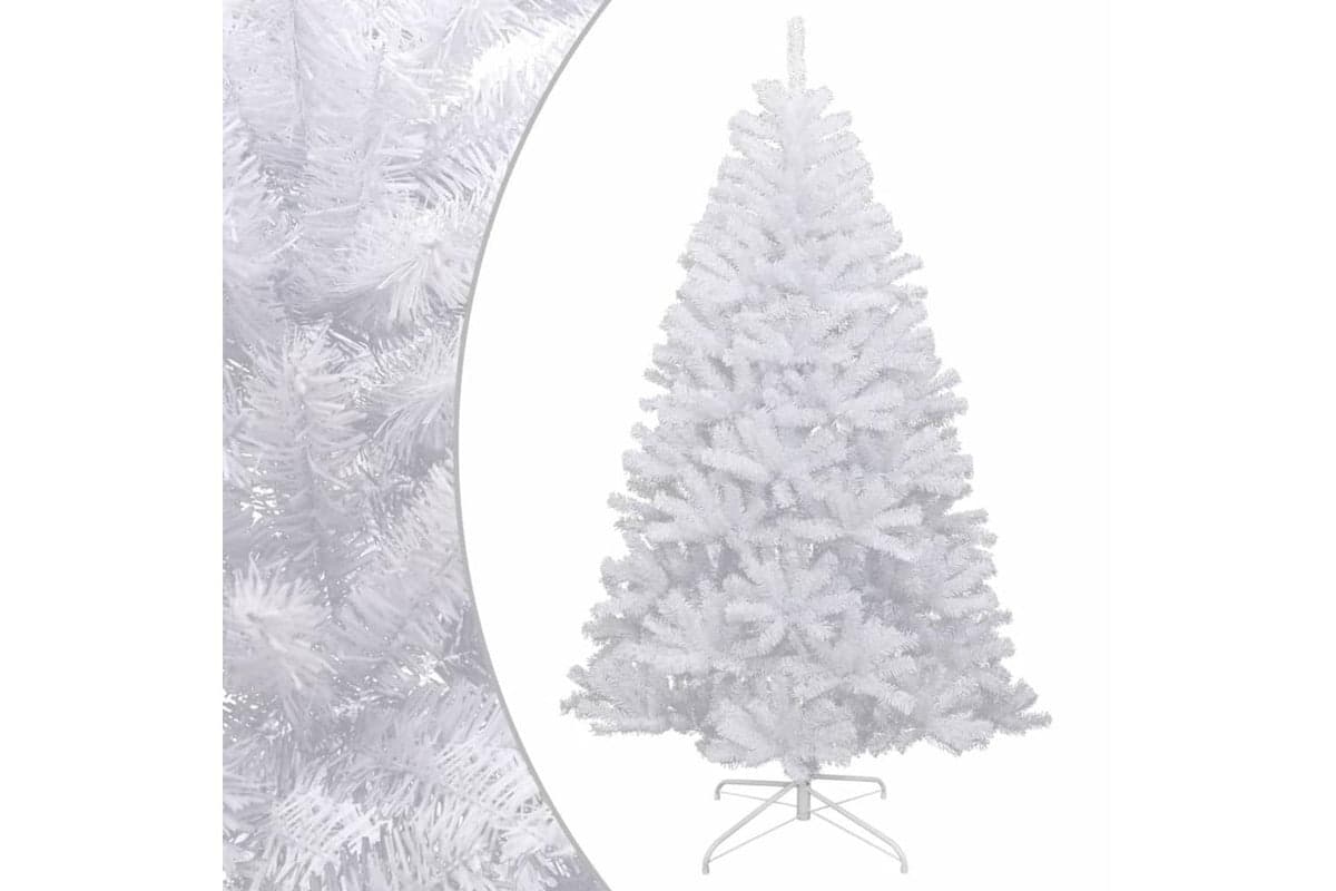 Vidaxl Artificial Hinged Christmas Tree With Flocked Snow 180 Cm