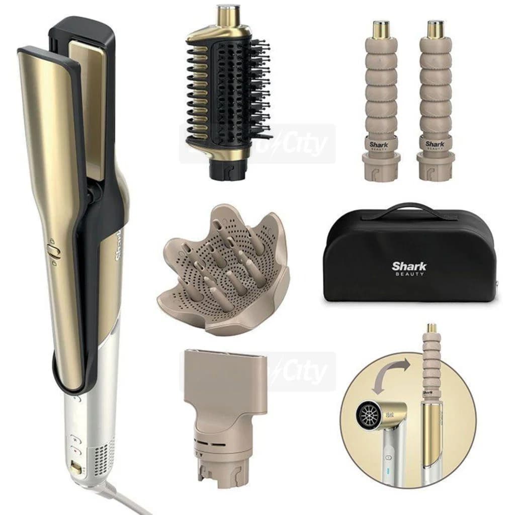 Shark Glam Ceramic &amp; Air Styling and Drying System with Diffuser | Gold