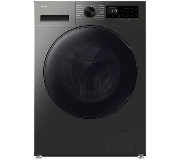 SAMSUNG Series 5 AI Energy Ecobubble WD90HG5U34BXEU WiFi-enabled 9 kg Washer Dryer - Stainless Steel