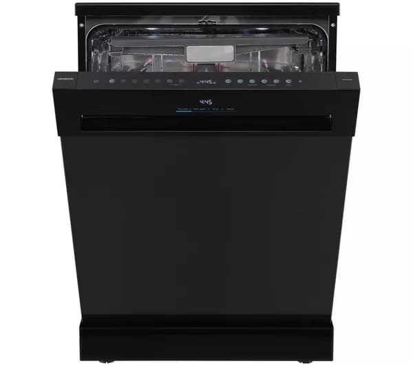 KENWOOD KDW16T26 Full Size Dishwasher - Black Inox