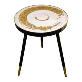 Bellatrix Swirl Pattern Side Table