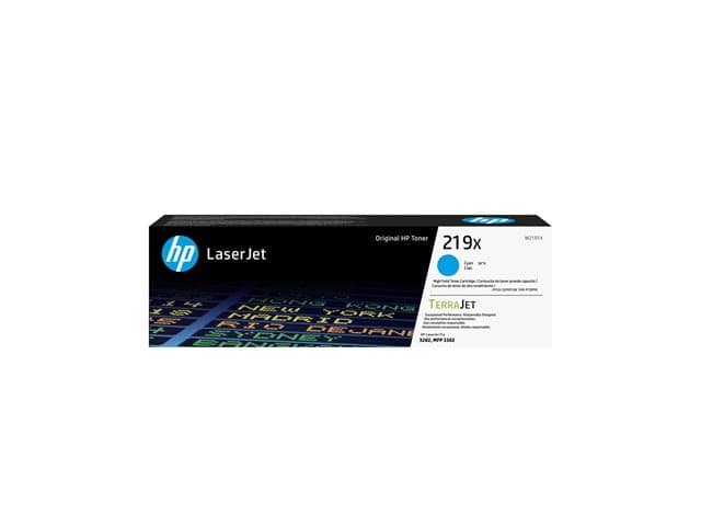 HP - 219X - High Yield - cyan - original - LaserJet - toner cartridge (W2191X)