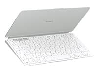 LOGITECH - Keys-To-Go 2 for iPad - Keyboard - built-in cover - wireless - Bluetooth LE - QWERTY - UK - pale grey