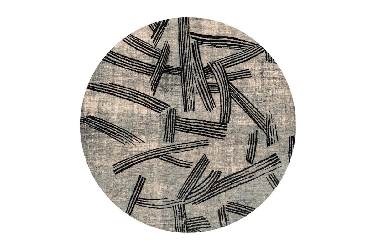 Louis De Poortere | Dark Street Rug | 140 x 140 cm
