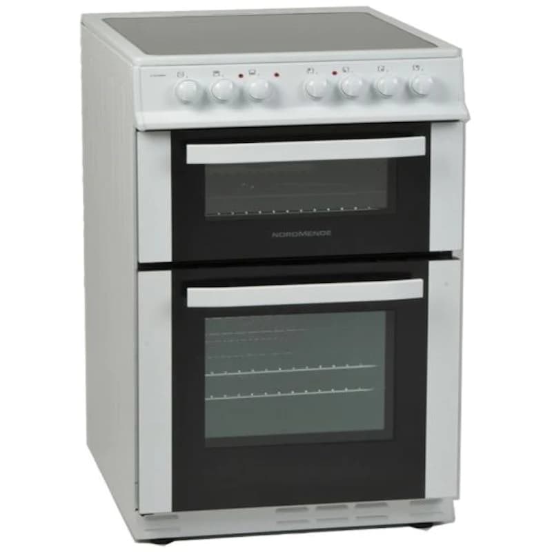 Nordmende 60cm Freestanding Cooker with Ceramic Hob - White | CTEC62WH
