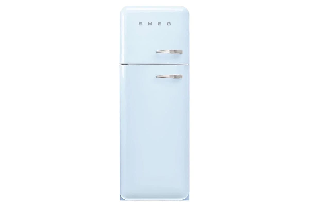 Smeg 50's Retro Style Freestanding Fridge Freezer | FAB30LPB5UK | Pastel Blue