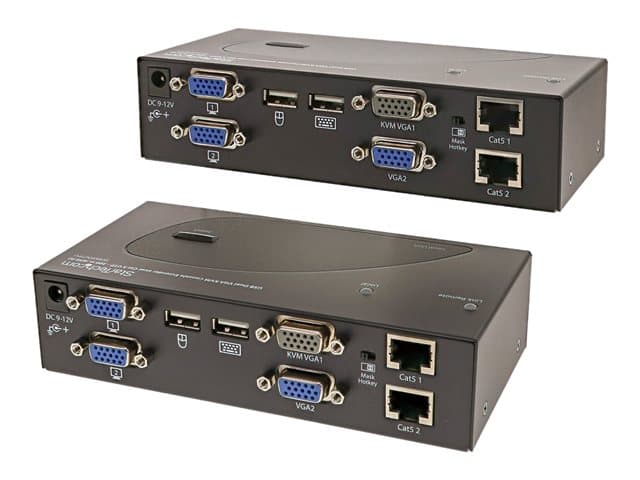 STARTECH.COM - Startech 650 ft/200m USB 2.0 Dual VGA KVM Console Extender over Cat5 UTP -for Dual VGA, USB-enabled PC or KVM Switch - Upto 1920x1200 (SV565DUTPU) - KVM extender