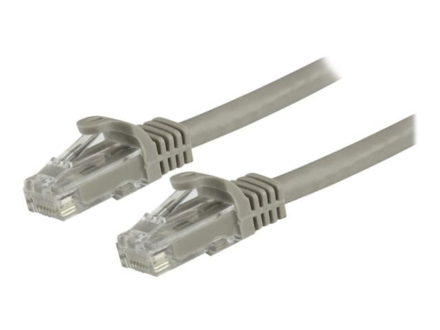 STARTECH.COM - Startech 1.5m CAT6 Ethernet Cable, 10 Gigabit Snagless RJ45 650MHz 100W PoE Patch Cord, CAT 6 10GbE UTP Network Cable w/Strain Relief, Grey, Wiring is UL Certified/TIA - Category 6 - 24AWG (N6PATC150CMGR) - patch cable - 1.5 m - grey