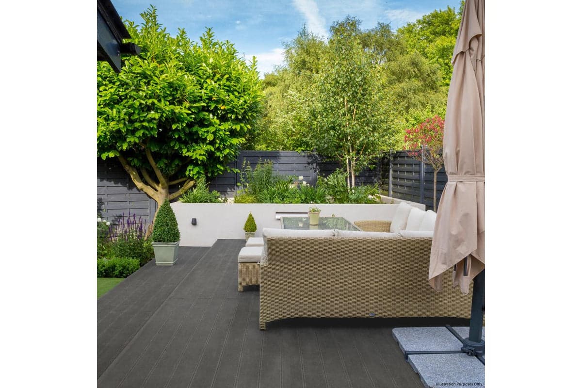 Monstershop 25428 - JardÃ£Â­ Composite Decking - 10 Sqm - Cast