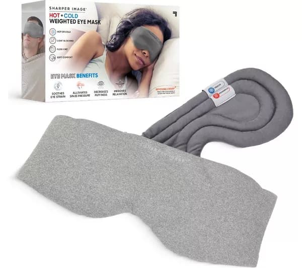 SHARPER IMAGE Weighted Hot and Cold Eye Mask