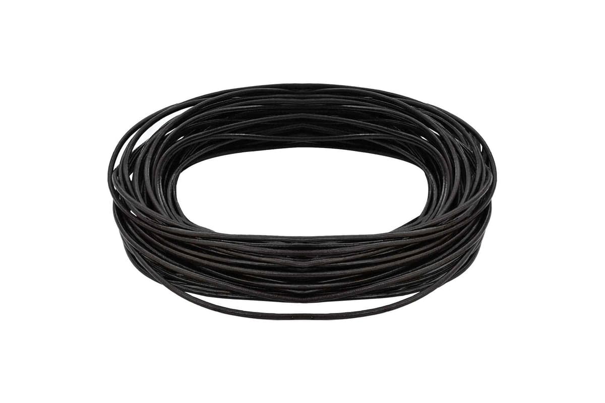 Vidaxl Leather Cord 1 Dark Brown 15 Mm X 10 M Leather