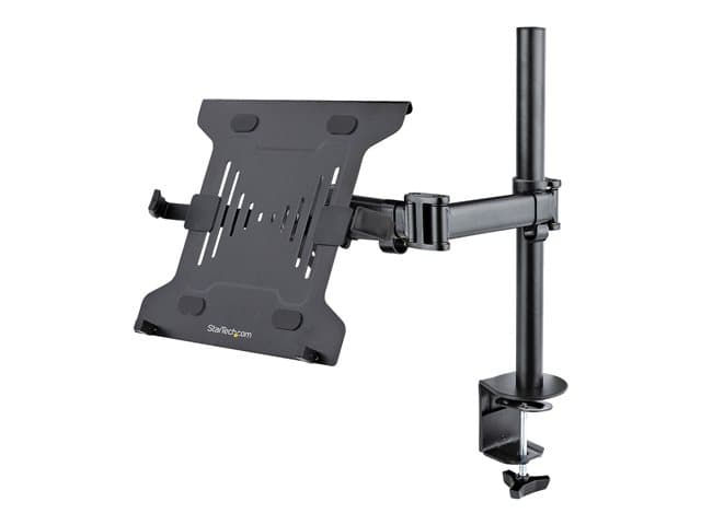 Startech Laptop Desk Mount, Monitor and Laptop Mount for Desk, Displays 34in (8kg/17.6lb) & Laptops (4.5kg/9.9lbs), Adjustable & Articulating VESA Lap