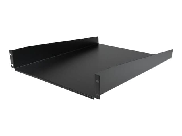 STARTECH.COM - Startech 2U Fixed Server Rack Mount Shelf, 22in Deep Steel Universal Cantilever Tray for 19" AV/Data/Network Equipment Rack with Cage Nuts & Screws, 50lbs Weight Capacity, 22" Deep - 2U Network Rack Shelf (CABSHELF22) - rack shelf - 2U