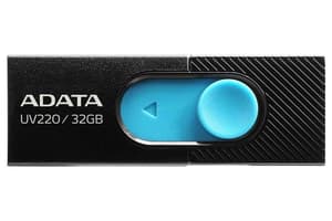 ADATA UV220 USB Flash Drive | 32GB | Black/Blue