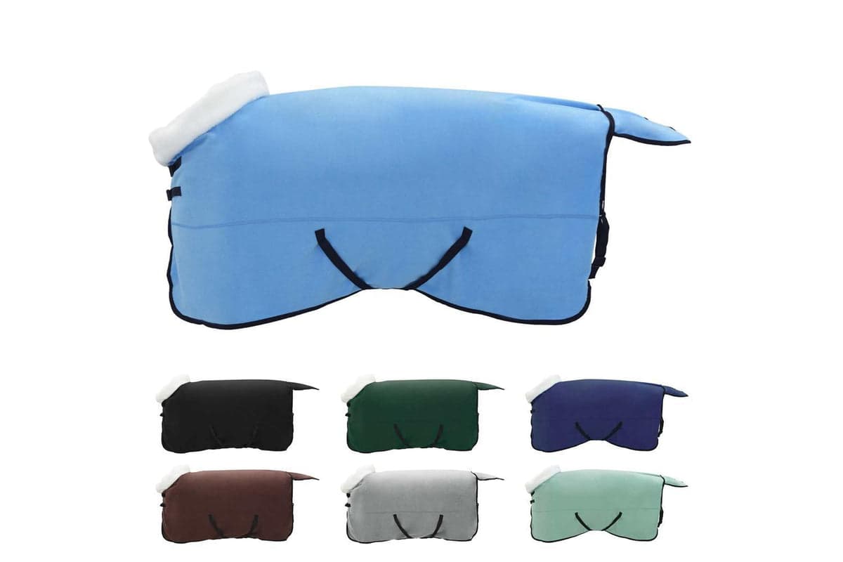 Vidaxl Horse Blanket Full Aqua 125 Cm Polar Fleece
