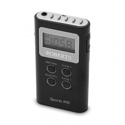 ROBERTS            POCKET RADIO WITH PRESET STATIONS