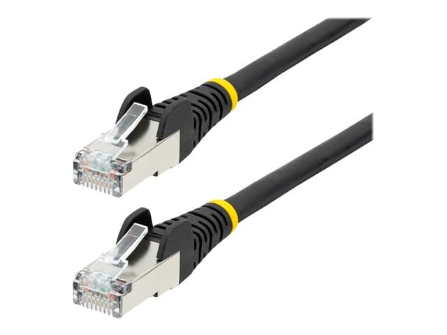 STARTECH.COM - Startech 2m CAT6a Ethernet Cable - Black - Low Smoke Zero Halogen (LSZH) - 10GbE 500MHz 100W PoE++ Snagless RJ-45 w/Strain Reliefs S/FTP Network Patch Cord - patch cable - 2 m - black