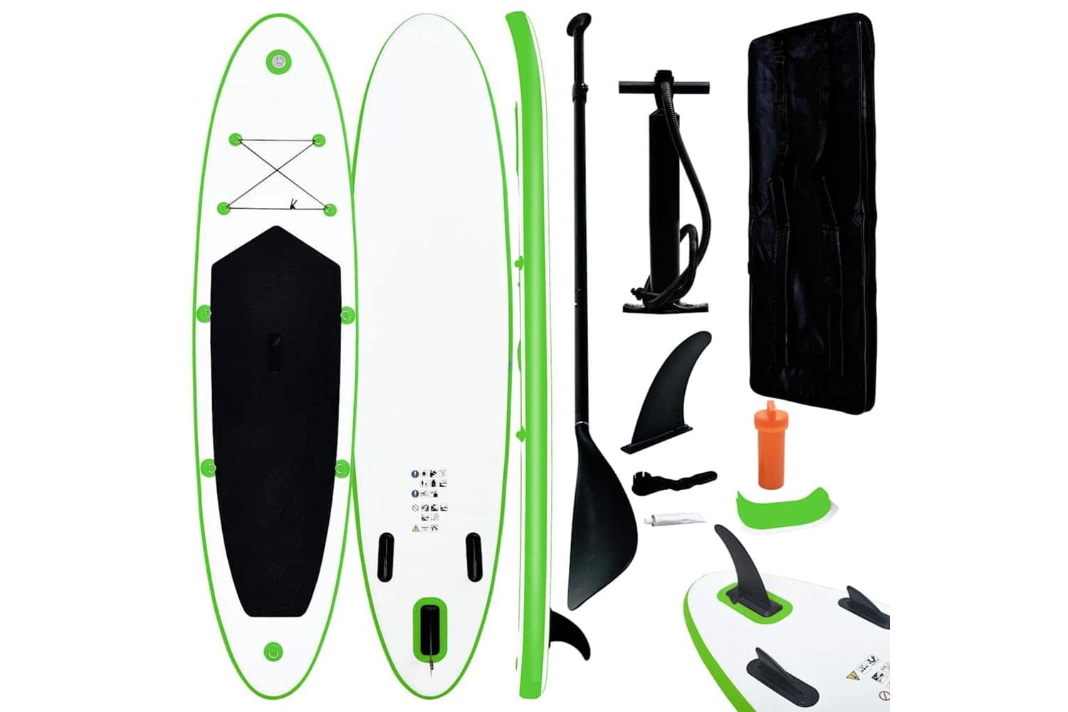 Vidaxl Inflatable Stand Up Paddleboard Set