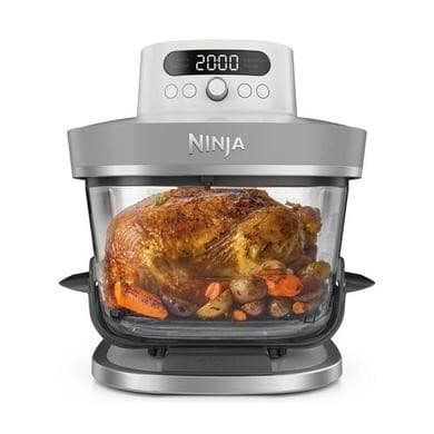 Ninja AS090UKWH CRISPi PRO 5-in-1 Glass Air Fryer – White  Air Fry Roast Bake Reheat & Dehydrate Healthy Crispy Cooking