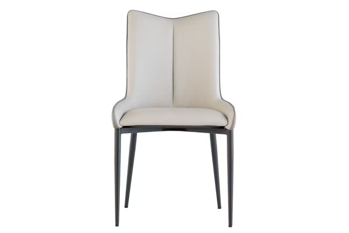Nardo Dining Chairs | Leather | Grey | Set of 2