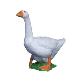 White Goose Toy Figurine