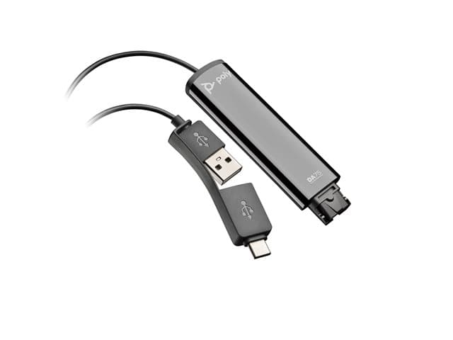 HP - Poly DA75 - Sound card - USB-C / USB-A - for Victus by HP Laptop 16, Laptop 14, 15, 17, Pavilion Plus Laptop 14, 16