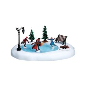 Winter Skating Christmas Figurine